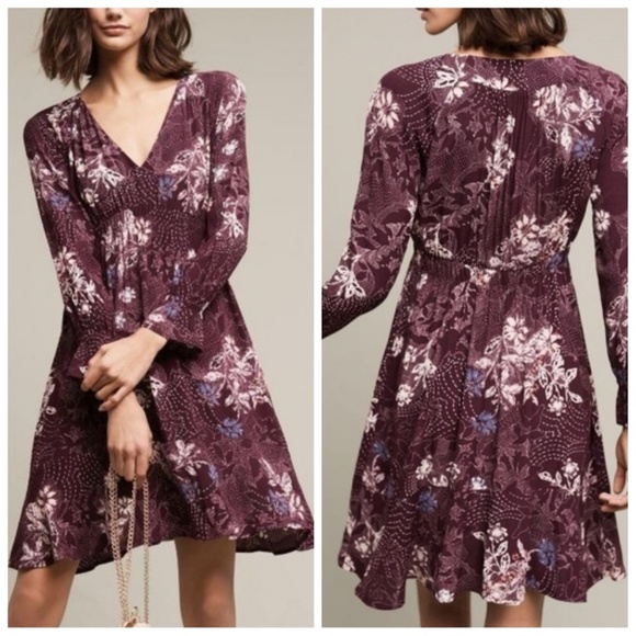 Anthropologie Dresses & Skirts - NWT Anthropologie Maeve Monaco Dress Purple Floral